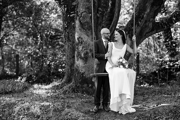 Gellifawr Woodland Retreat wedding