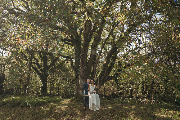 Gellifawr Woodland Retreat wedding