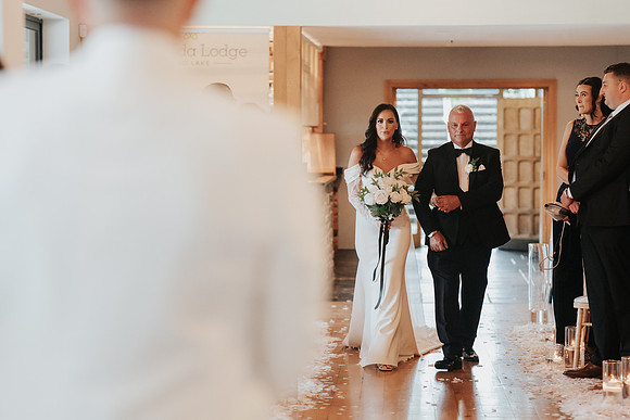 Canada Lake and Lodge wedding