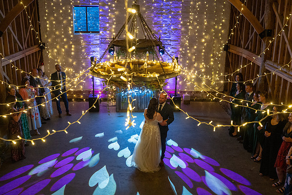 Over Barn wedding photos