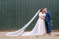Over Barn wedding photos