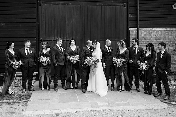 Over Barn wedding photos