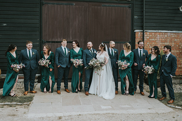 Over Barn wedding photos