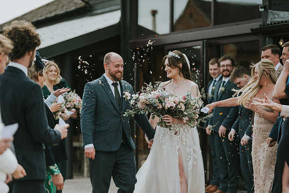 Over Barn wedding photos