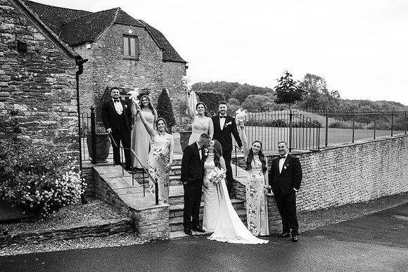 Kingscote Barn wedding photos