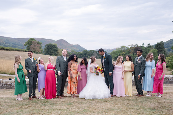 Claire and Hari at their Plas Dinam Country House wedding