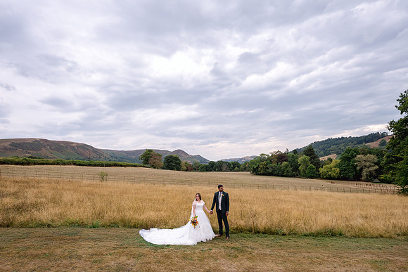 Claire and Hari at their Plas Dinam Country House wedding