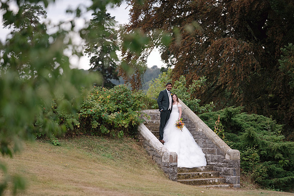 Claire and Hari at their Plas Dinam Country House wedding
