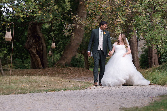 Claire and Hari at their Plas Dinam Country House wedding
