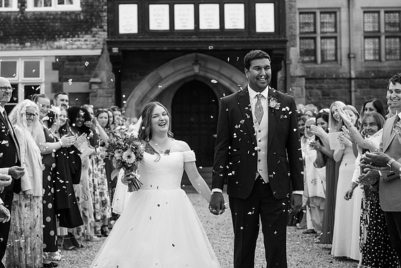 Claire and Hari at their Plas Dinam Country House wedding