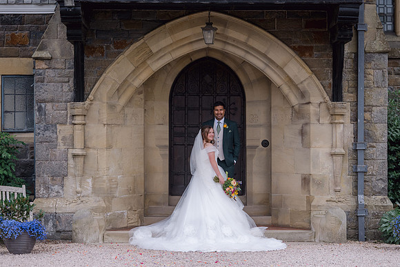 Claire and Hari at their Plas Dinam Country House wedding