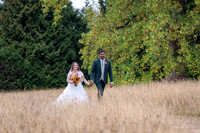 Claire and Hari at their Plas Dinam Country House wedding