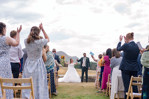 Claire and Hari at their Plas Dinam Country House wedding