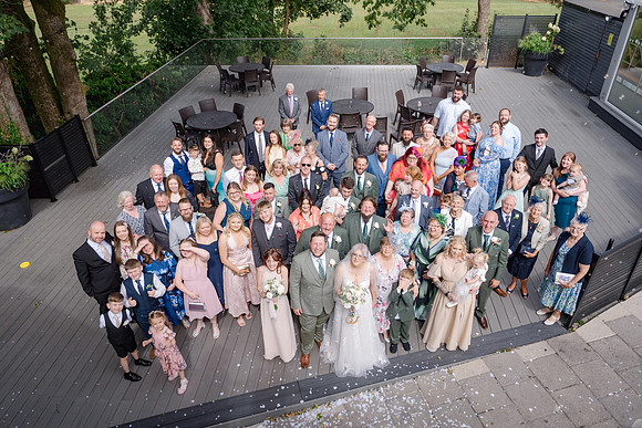 Ceri-Ann and Geraint Llechwen Hall wedding