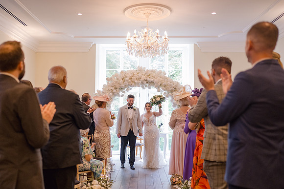 Amy and Greg Bryngarw House wedding