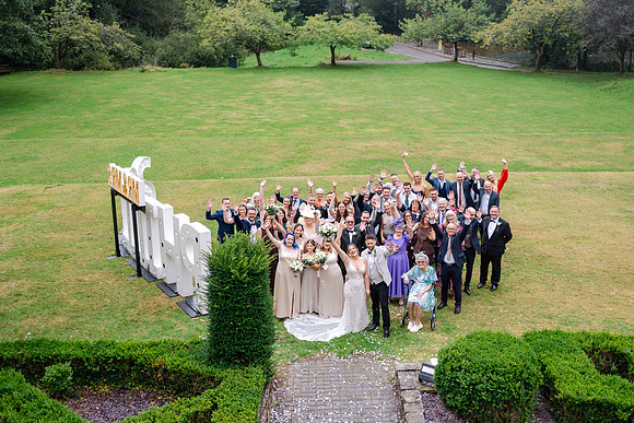 Amy and Greg Bryngarw House wedding