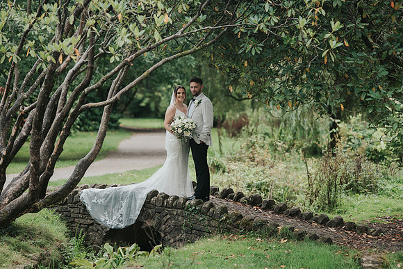 Amy and Greg Bryngarw House wedding