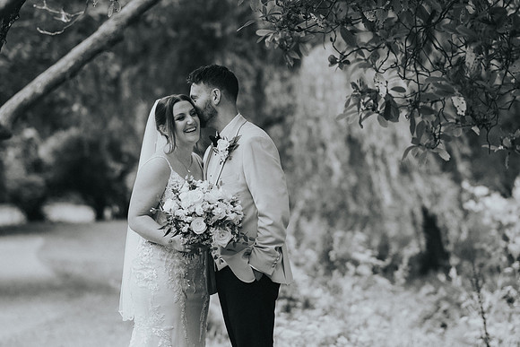 Amy and Greg Bryngarw House wedding