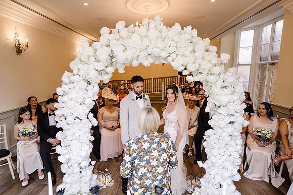 Amy and Greg Bryngarw House wedding