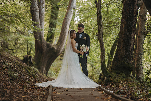 Chelsea and Robbie Bryngarw House wedding
