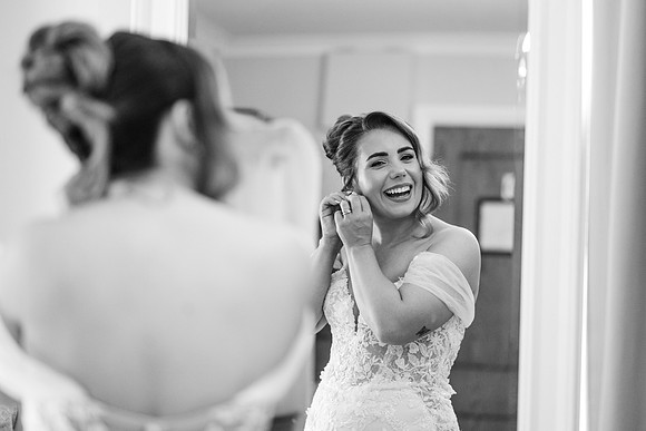 Chelsea and Robbie Bryngarw House wedding