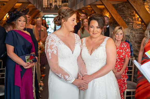 Katie and Abigale wedding ceremony