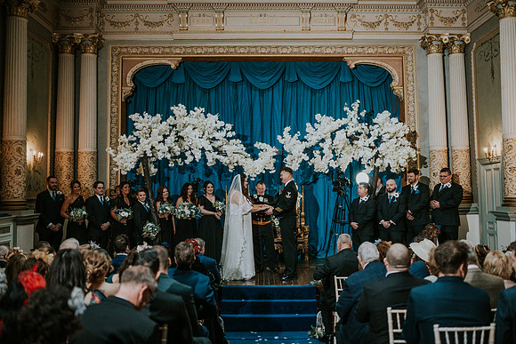 Bride's radiant smile