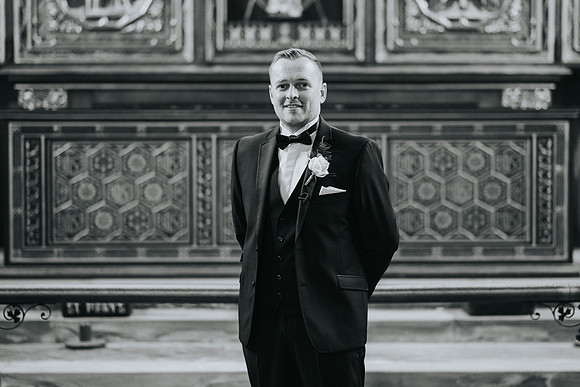 Natural light wedding photography