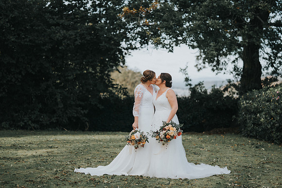 Katie and Abigale's first kiss