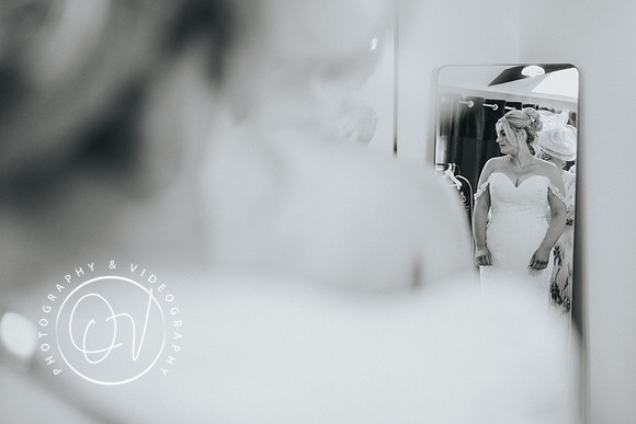 wedding dress at gellifawr woodland retreat