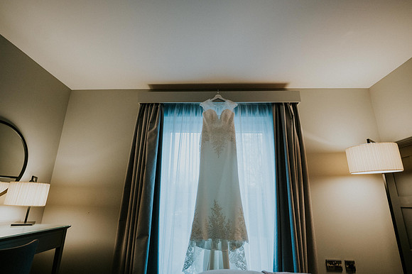 Wedding Dress at Llechwen Hall