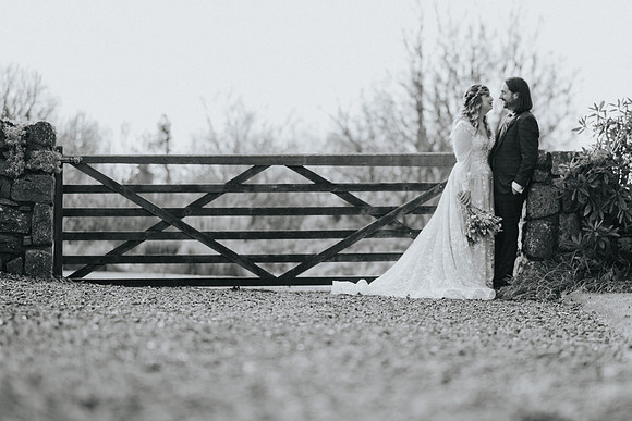 Sweeping views of the Gower countryside near the venue
