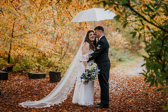 Bride's walk down the aisle