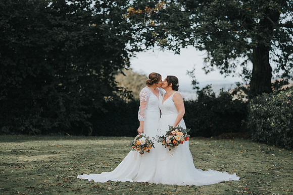 Katie and Abigale's first kiss