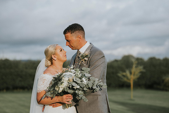 Wedding photographer capturing serene South Wales landscape around Barn at Brynich