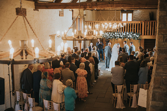 Rustic wedding decor details captured at Barn at Brynich