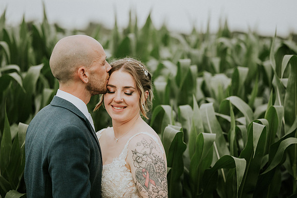 Emotional toast from the best man