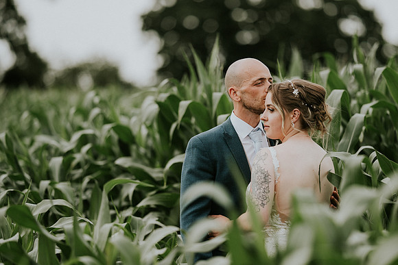 Romantic first dance of the newlyweds