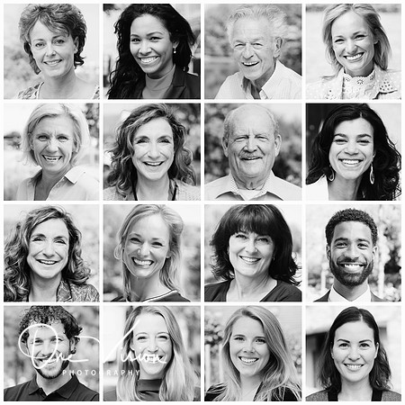 Portraits of beautiful commercial people