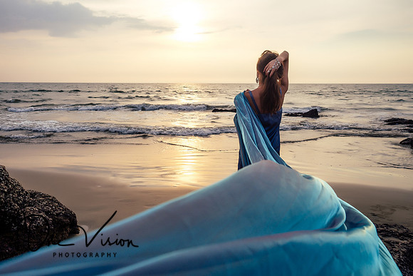 long dress photoshoot