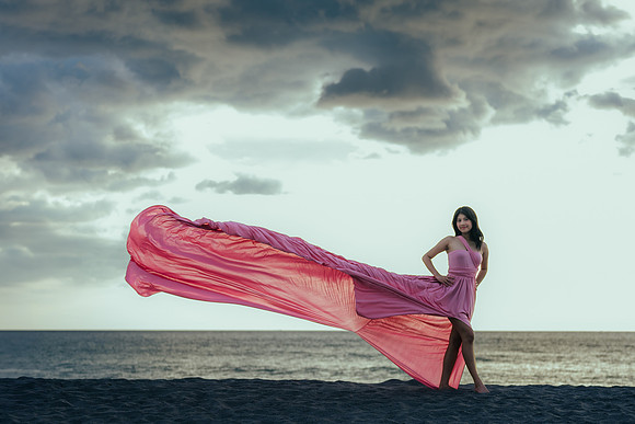 Flying dress in South Wales